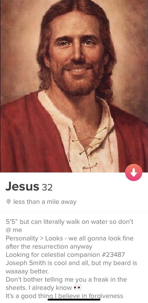 jesus dating profile